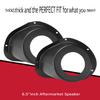 A & UTV PRO Front Kick Pods Under Dash Mount Enclosure for 2016-2024 Polaris General 1000 EPS Accessories, UTV 6.5" inch Speaker Panels, 2PCS view 4