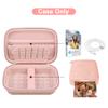 Canboc Hard Case for HP Sprocket 2x3 Portable Instant Photo Printer, Zipper Mesh Pocket fits Photo Paper and Cable, Rose Gold view 2
