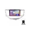 ZEARLY Double Din Car Stereo Audio 9 Inch Touchscreen in-Dash GPS Navigation Android Head Unit for Hyundai Rohens Genesis 2008-2013 Support Steering Wheel Control/Carplay/USB,M700s view 1