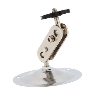 KIZQYN Projector Bracket 2 Pcs Wall Mount Projector Bracket Installation Monitor Holder Security Rotary CCTV Surveillance Projector Stand Projector Mount Bracket (Color : Silver)