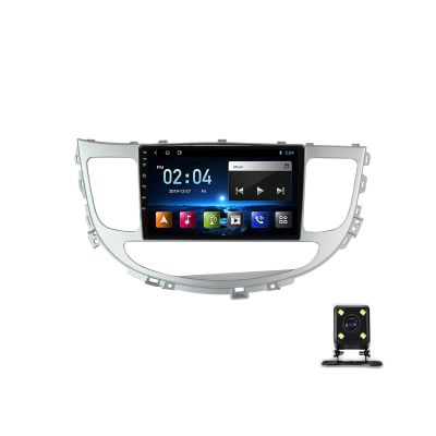ZEARLY Double Din Car Stereo Audio 9 Inch Touchscreen in-Dash GPS Navigation Android Head Unit for Hyundai Rohens Genesis 2008-2013 Support Steering Wheel Control/Carplay/USB,M150s