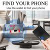 1Pc Smart Wallet for Men, GPS Tracker Card Finder, Slim Card Holder, Men (203Black1) view 3