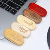 10 Pack 16GB Custom USB Flash Drive Personalized Logo,Wooden Bean USB Pendrive, Wood USB Thumb Drive Memory Stick Free Customize Company Wedding Photography Vedio Logo Box (10 Pack 16GB) view 4
