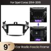 9 inch Car Fascia Panel for Opel Corsa E 2015-2019/Adam 2013-2016 Stereo Frame view 2