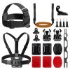 AKASO Action Camera Accessories Kit with Chest Strap & Head Strap Compatible EK7000/EK7000 Pro/Brave 4/Brave 4 Pro/Brave 7 LE/Brave 7/Brave 8/V50X/GoPro Hero 13 12 11 10 9/DJI Action Camera view 1
