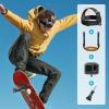 AKASO Action Camera Accessories Kit with Chest Strap & Head Strap Compatible EK7000/EK7000 Pro/Brave 4/Brave 4 Pro/Brave 7 LE/Brave 7/Brave 8/V50X/GoPro Hero 13 12 11 10 9/DJI Action Camera view 4