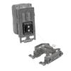 CAMVATE Quick Release V Lock Wedge Mount + Base Plate with 1/4"-20 Mounting Points & Grooves - 2335 view 3