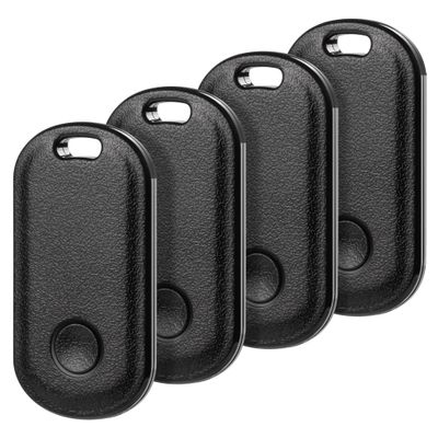 Smart Air Tracker Tag 4 Pack - Item Key Finder Work with Apple Find My(iOS Only) Item Locator Anti-Lost Device for Keys, Wallet, Luggage, Backpack, Bags and More Global Positioning