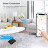 Smart Air Tracker Tag 4 Pack - Item Key Finder Work with Apple Find My(iOS Only) Item Locator Anti-Lost Device for Keys, Wallet, Luggage, Backpack, Bags and More Global Positioning view 4