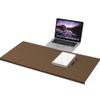 Large Desk Protector Pad, Office Mouse Pad Desk Mat, Home Writing Pad, Executive Office Desk Pad Protector, Waterproof Desktops Mat with Edge Lip Protection,60x30cm,Brown view 1