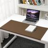 Large Desk Protector Pad, Office Mouse Pad Desk Mat, Home Writing Pad, Executive Office Desk Pad Protector, Waterproof Desktops Mat with Edge Lip Protection,60x30cm,Brown view 2
