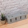 Cabilock Cable Management Box Plug Socket Safety Box Storage Cable Wire Cord Organizer for Desk TV Wires Computer USB (Grey) view 2