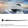 Car Radio Passive Antenna, Soft Rubber Built in Amplifier Flexible Mast FM AM Stereo Antennae for Boat Car RV Motorhome ATV UTV Tractor Motorcycle Yacht view 2