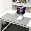 Large Desk Protector Pad, Office Mouse Pad Desk Mat, Home Writing Pad, Executive Office Desk Pad Protector, Waterproof Desktops Mat with Edge Lip Protection,90x40cm,Gray view 2