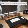 Large Desk Protector Pad, Office Mouse Pad Desk Mat, Home Writing Pad, Executive Office Desk Pad Protector, Waterproof Desktops Mat with Edge Lip Protection,90x40cm,Gray view 3