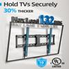 Tilt TV Wall Mount Fits 16-24" Studs, Holds 37-82" TVs up to 132 lbs, Max VESA 600x400mm - by USX STAR view 2