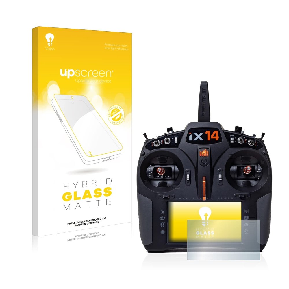 upscreen Matte Screen Protector Glass Film Compatible with Spektrum iX14 - Anti-Glare, Anti-Fingerprint, 9H Glass Protection