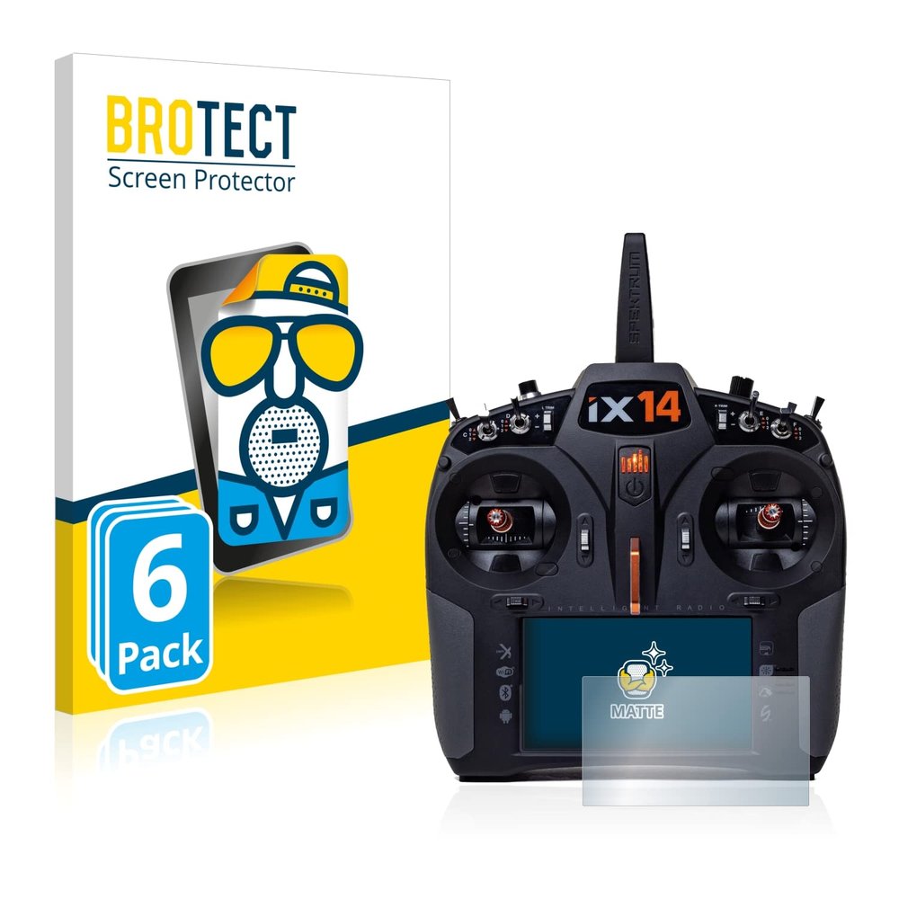 brotect Screen Protection Film 6-Pack Compatible with Spektrum iX14 Anti Glare Screen Protector [Matte, Scratch Proof]