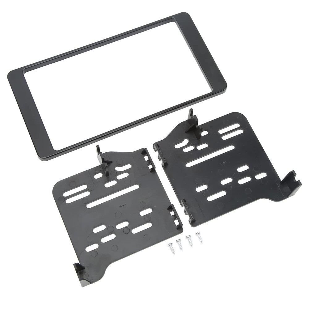 Double DIN Installation Kit, Seamless Fit Car Stereo Radio Fascia for Upgrade
