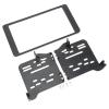 Double DIN Installation Kit, Seamless Fit Car Stereo Radio Fascia for Upgrade view 1