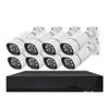 8CH 4K Poe Security Camera System with Audio Recording, Outdoor 8MP H.265+ Cameras NVR Kit, Home HD POE Surveillance NVR Kit with Night Vision, Motion Detection view 1