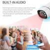 8CH 4K Poe Security Camera System with Audio Recording, Outdoor 8MP H.265+ Cameras NVR Kit, Home HD POE Surveillance NVR Kit with Night Vision, Motion Detection view 3