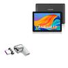 BoxWave Adapter Compatible with YUMKEM Android Tablet U221 (10.1 in) - MagnetoSnap PD Angle Adapter, Magnetic Charging Connector Device Saver - Metallic Silver view 1