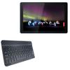 BoxWave Keyboard Compatible with Lenovo 10w (82ST) - SlimKeys Bluetooth Keyboard, Portable Thin with Chiclet-Style Keys - Jet Black view 1