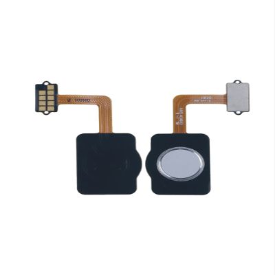 Replacement Fingerprint Reader with Flex Cable Compatible for LG Q7 Alpha / Q7 Plus (Silver)