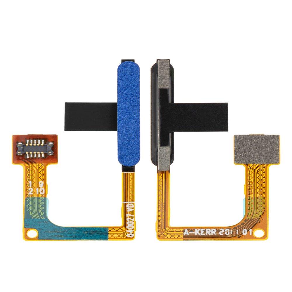 Replacement Fingerprint Reader with Flex Cable Compatible for Motorola Moto G 5G Plus (XT2075 / 2020) / G100 (XT2125-4/2021) (Surfing Blue)