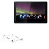 BoxWave Stand and Mount Compatible with Lenovo 10w (82ST) - Pocket Aluminum Stand 3-in-1, Portable Multi Angle Viewing Riser - Metallic Silver view 1