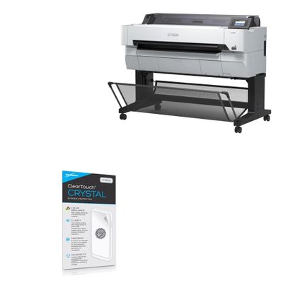 BoxWave Screen Protector Compatible with Epson SureColor T5470M - ClearTouch Crystal (2-Pack), HD Film Skin - Shields from Scratches