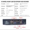 Evertech 8 Channel 4K 8MP IP Surveillance Security Camera System 8CH PoE H.265 NVR 4TB HDD and 8 Pcs Wide Angle Lens Metal Dome PoE IP Cameras view 3
