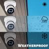 Evertech 8 Channel 4K 8MP IP Surveillance Security Camera System 8CH PoE H.265 NVR 4TB HDD and 8 Pcs Wide Angle Lens Metal Dome PoE IP Cameras view 4