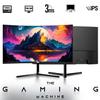 HP G2 Desktop Computer PC, Intel Core i3, 8GB RAM, 256GB SSD, 24-Inch Curved Monitor, RGB Speaker, RGB Keyboard with AI-Enabled Copilot Key Mouse, 2X ARGB Fan, WiFi, Windows 11 Pro (Renewed) view 4
