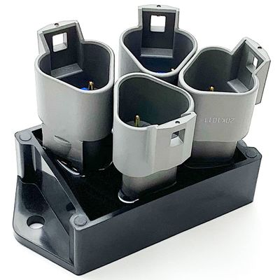 J1939 Four Place CAN Bus Splitter with Gold Pins (99-0140)