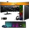 TechMagnet HP G3 RGB Computer PC Intel i5-6th Gen, AMD RX 550 Graphics, 32GB RAM, 512GB SSD + 2TB HDD, MTG 27-inch Dual Monitor, RGB Kit, Webcam, Windows 11 Pro (Renewed) view 1