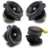 Gravity 4X WZ40TWBK 4800 Watts Maximum Power Handling Warzone Series Heavy Duty Titanium Super Tweeter Loud Speaker 4-Ohms Black Frame -2nd Gen view 1