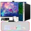 HP G3 Gaming Desktop PC, Intel Core i5 6th Gen, GT 1030 Graphics, 32GB RAM, 512GB SSD + 3TB HDD, MTG New 24 Inch Monitor, Gaming Kit Webcam, WiFi, Windows 11 (Renewed) view 1