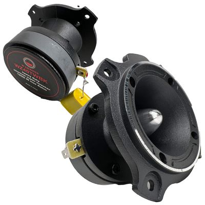 Gravity 2X WZ40TWBK 2400 Watts Maximum Power Handling Warzone Series Heavy Duty Titanium Super Tweeter Loud Speaker 4-Ohms Black Frame -2nd Gen