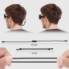2-Pack Silicone Glasses Strap for Kids - Easy Adjustable Length, Sports-secure, No Tail, Soft & Comfortable Eyewear Strap to Keep Glasses Tight on Head During Outdoor Activities or Daily Use view 3