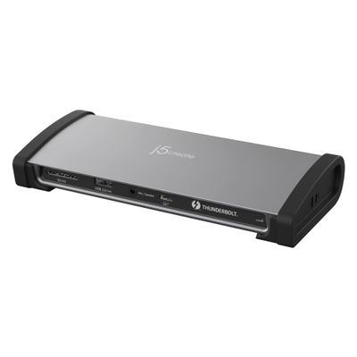 j5create 8K Thunderbolt 4 Docking Station with Max 96W Charging, Single 8K60 or Dual 4K60 Display, Thunderbolt 4 40Gbps, USB 10Gbps, Gigabit Ethernet, SD 4.0, Audio Combo (JTD562)