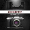 MUZIRI KINOKOO Fuji XT5 Case, Protective Case Compatible for Fujifilm X-T5/Fuji X-T5 Camera - Genuine Leather Half-Body Bottom Case - Black view 2
