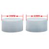 Microscope Kit 2pcs 39mm 42mm Microscope Ocular Dust Cover Microscope Lens Cap Eyepiece Cover Microscope Lens Adapters (Color : 39mm) view 3