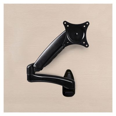Monitor Arm Mount Long Arm Monitor Stand Mechanical Spring Single Monitor Stand Mount 12"-27" Wall Mount Monitor Stand Arm, Holds 7.7 to 16.5 Lbs Heavy Duty Monitor Stand (Color : Gray, Size : Two a