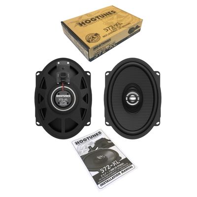 Hogtunes 572-XL High Performance XL Series 5"x 7" Saddlebag Lid Speakers (2 Pack), Fits 1998-2024 Harley-Davidson Motorcycles