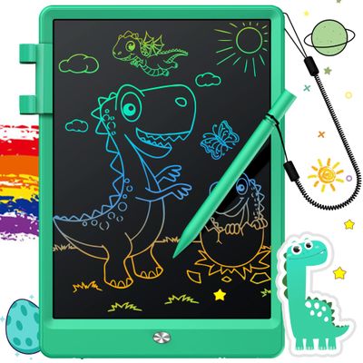 FLUESTON LCD Writing Tablet, Doodle Board Gifts for 3-8 Year Old Girls Boys, 10 Inch Colorful Electronic Board Drawing Pad for Toddlers, Christmas Birthday Gifts for KidsErase Lock Writing Board
