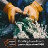 GLOVEWORKS Nitrile Gloves Disposable Orange 8 mil, X-Large 5 Boxes of 100 view 3