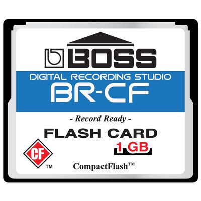 1GB BR-CF Boss Roland CompactFlash CF Memory Card for BR-600, BR-864, BR-900CD, MC-808 (1GB)
