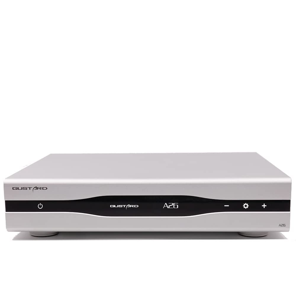 Gustard A26 DAC MQA Dual AK4499EX AK4191 with Streamer/Renderer XMOS DSD512 PCM768K MQA384K IIS Balanced Audio Decoder(Sliver)
